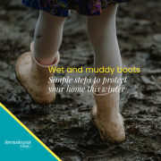 Wet muddy boots protect home BLOG